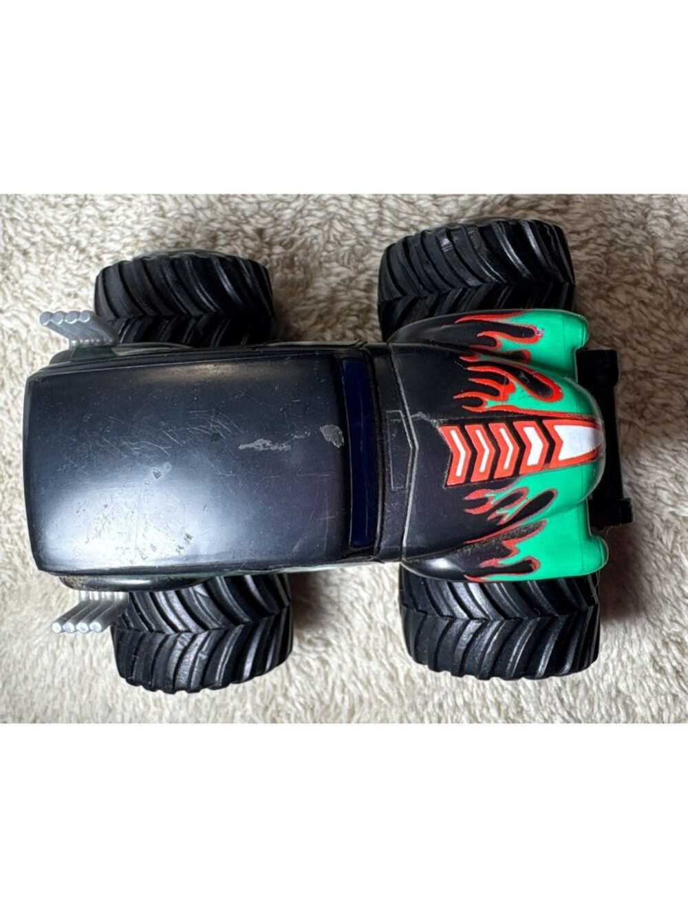 Grave Digger Monster Truck Toy With Oversized Tires & Graphic Details 4" x 3" - Picture 7 of 10